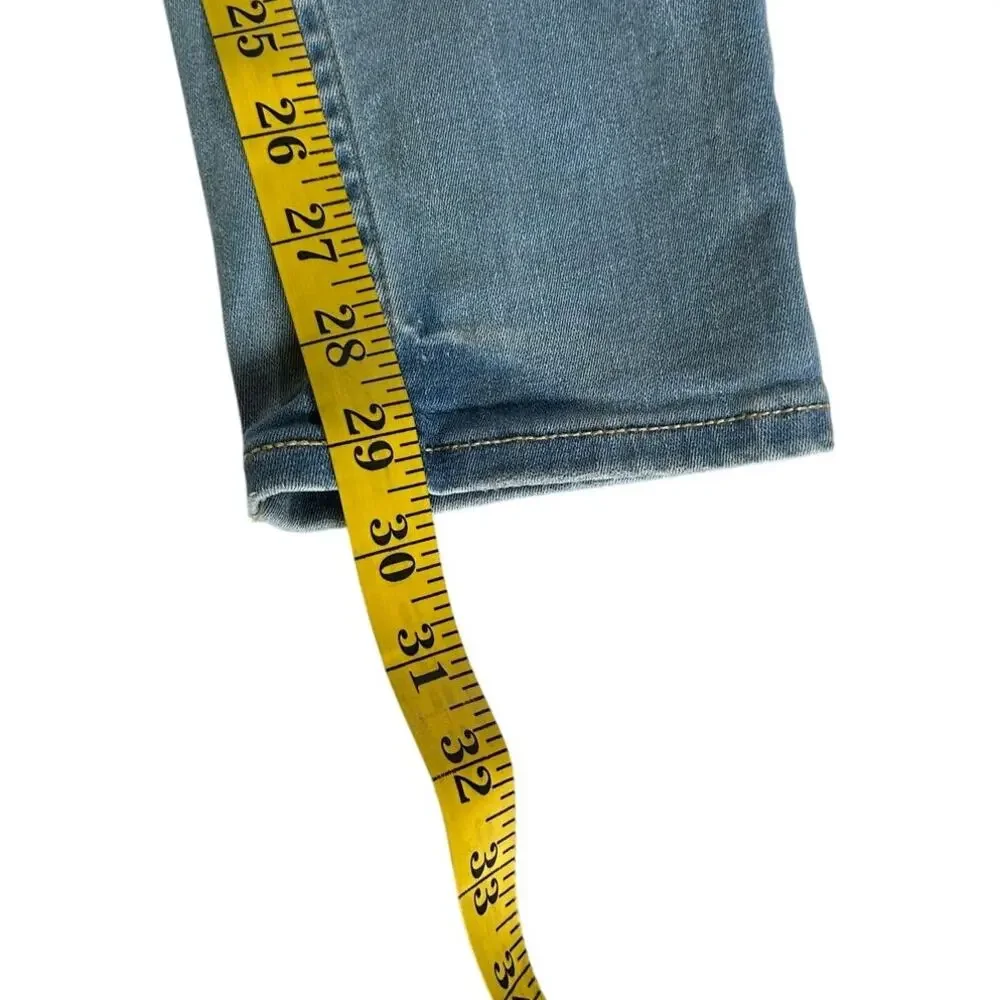 Levi’s 535 Super Skinny Jeans Women’s Size W33 L30 Light Wash Stretch Slim Fit - Picture 7 of 8